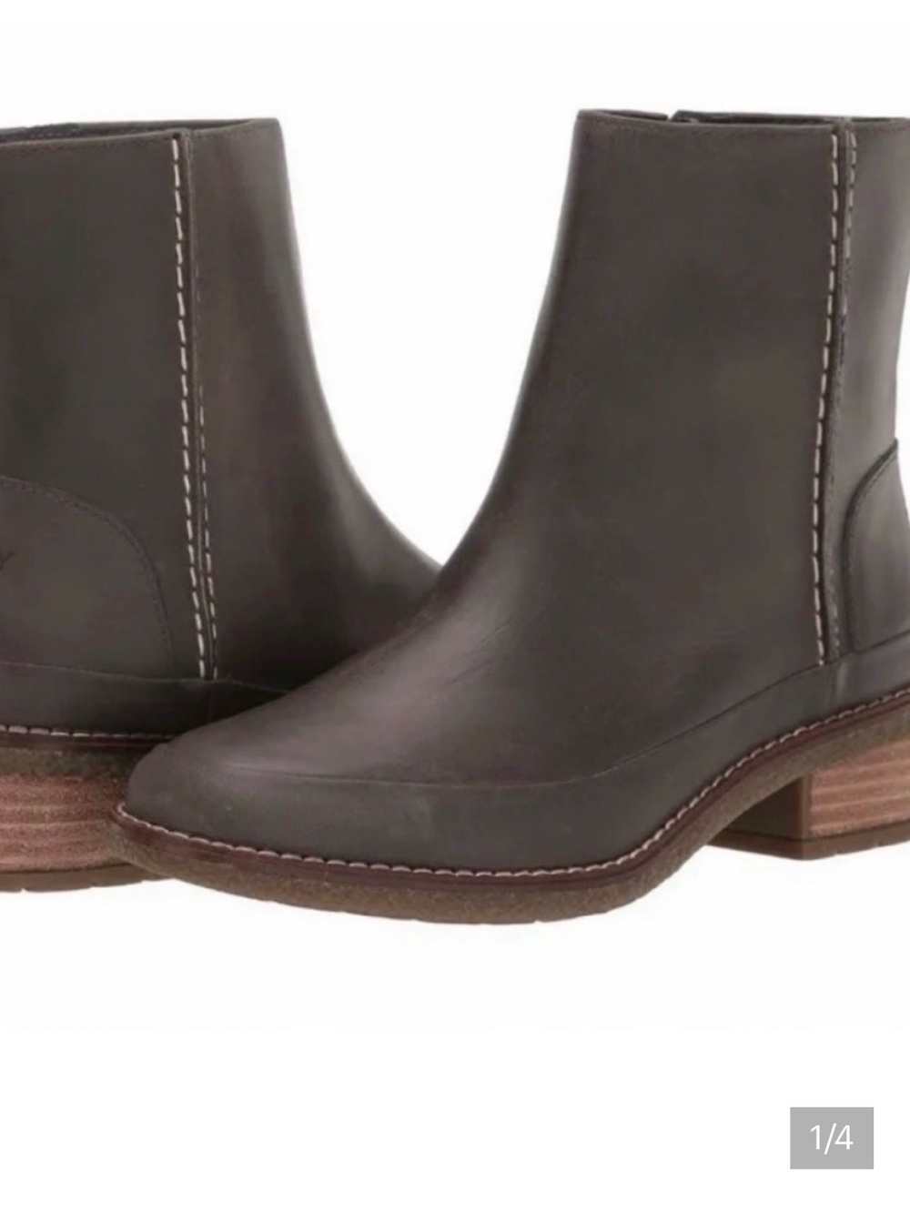 Sperry Seaport Storm - Dark Brown Leather Ankle Boots